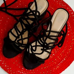 Strappy Mid Heel Sandals